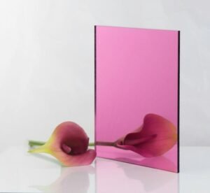 3mm Pink Acrylic Mirror Cut To Size _ Sheet Plastics