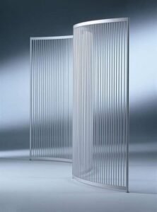 Elegant curved partition