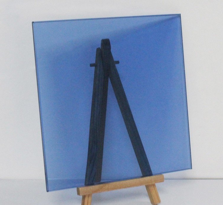 Blue tinted glass
