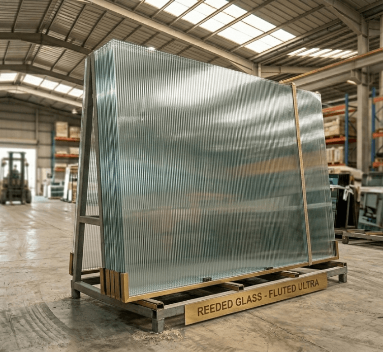 Ultra Clear Fluted Glass