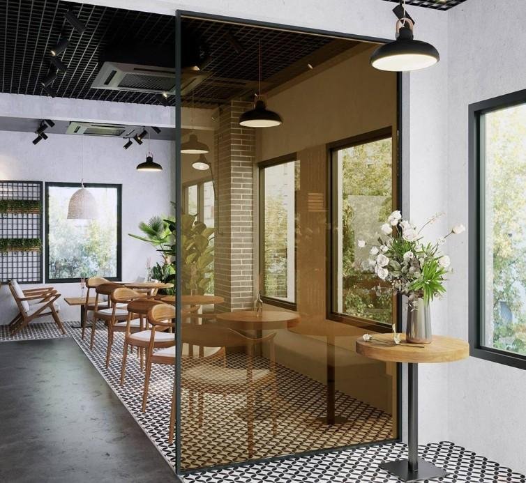 Golden Bronze Tinted Glass