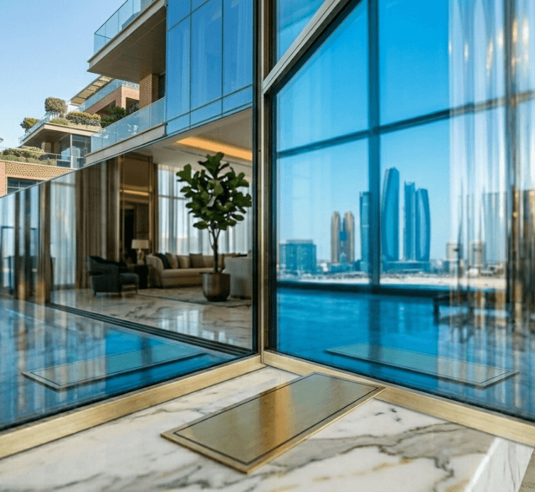 HD Blue Reflective Glass