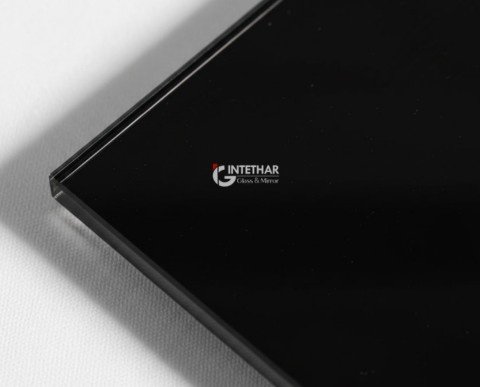 Black Reflective Glass