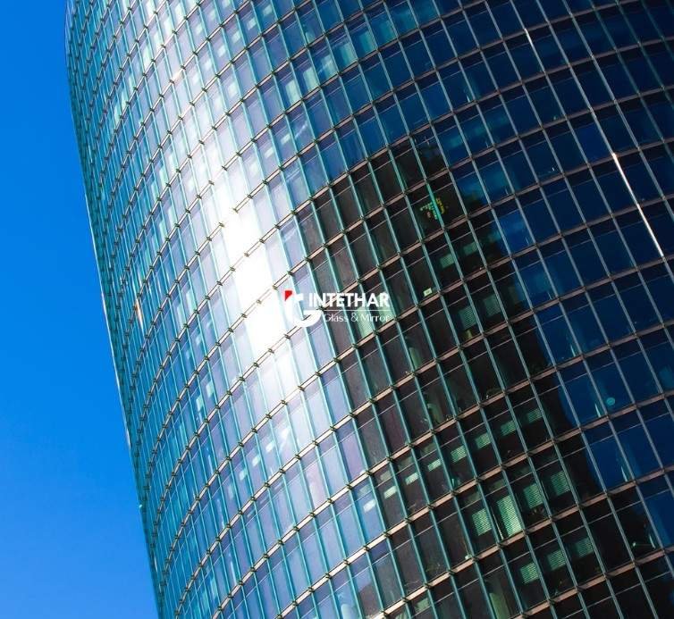 Blue Reflective Glass Dubai
