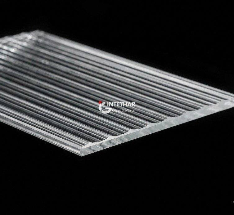 Crystal Clear Fluted Glass Dubai