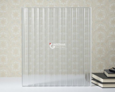 Crystal Clear Fluted Glass Dubai