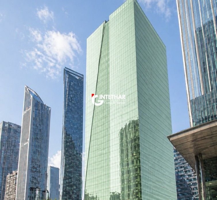 Light Green Reflective Glass Supplier In Dubai