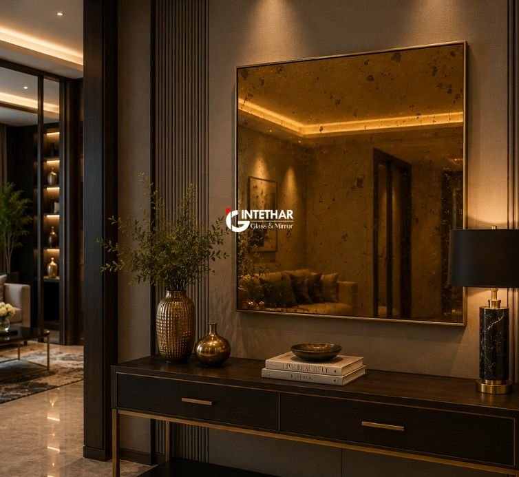 Rich Gold Antique Mirror