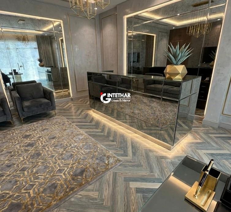 Dark Espresso Antique Mirror