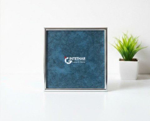 Blue Antique Mirror
