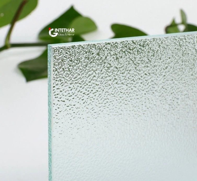 Clear Ramly Nashiji Decorative Patterned Glass