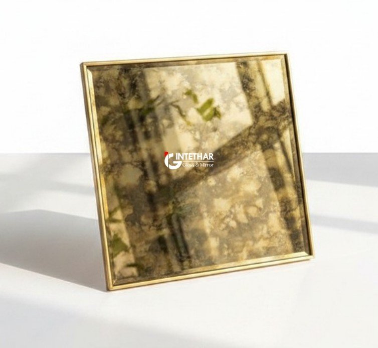 Gold Frost Antique Mirror