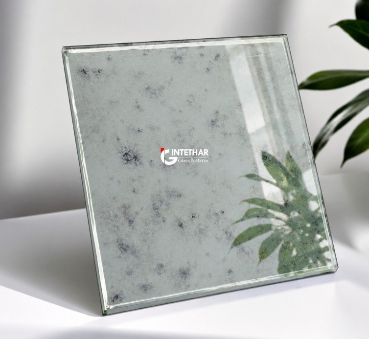 Soft White Antique Mirror Sheet