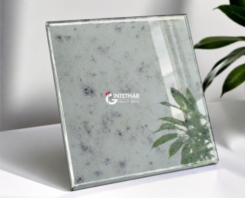 Silver Matt Antique Mirror