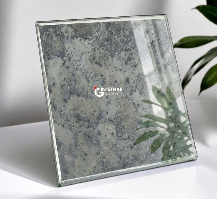 Mist Grey Antique Mirror